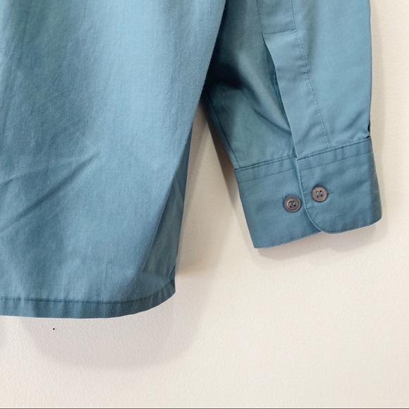 Bruttini Mandarin Collar Button Down Dress Shirt Size L - Picture 6 of 10